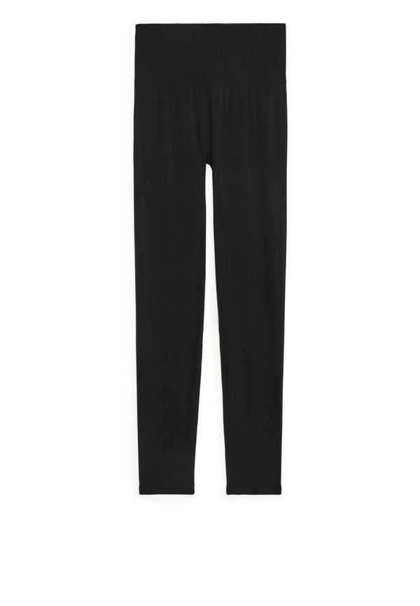 Seamless Yoga Tights - Black