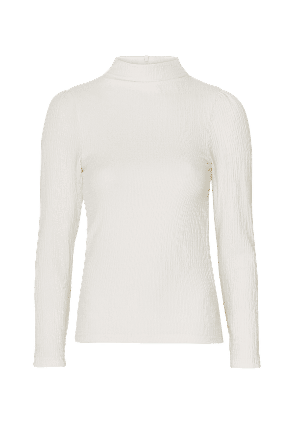 Selected FEMME - Topp slfBea LS Top - Vit