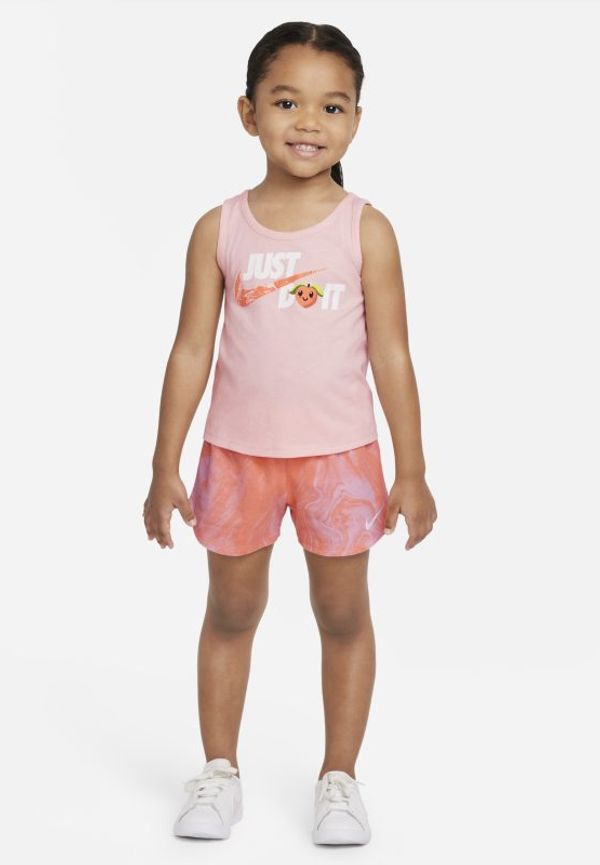 Set med linne och shorts Nike för små barn - Rosa