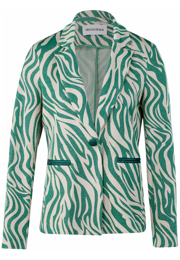 Silvian Heach - Blazer - Grön - Dam - Storlek: XS
