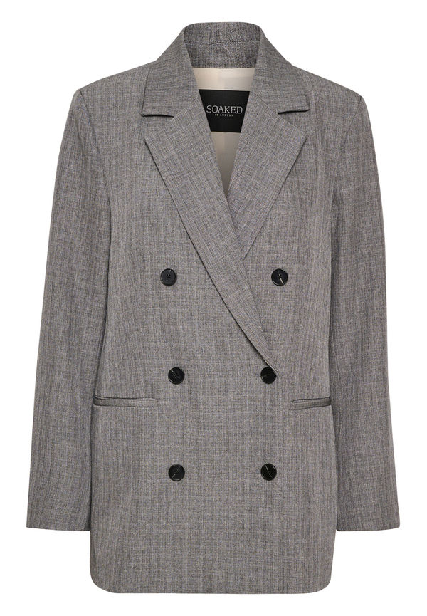Soaked in Luxury - Blazer - Grå - Dam - Storlek: Xl,Xs,L,S,M