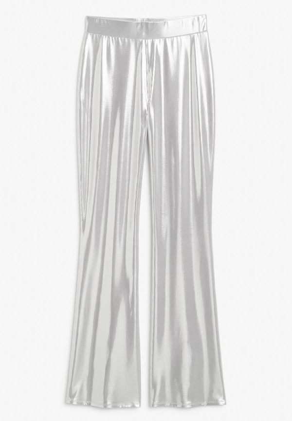 Soft flared trousers - Grey
