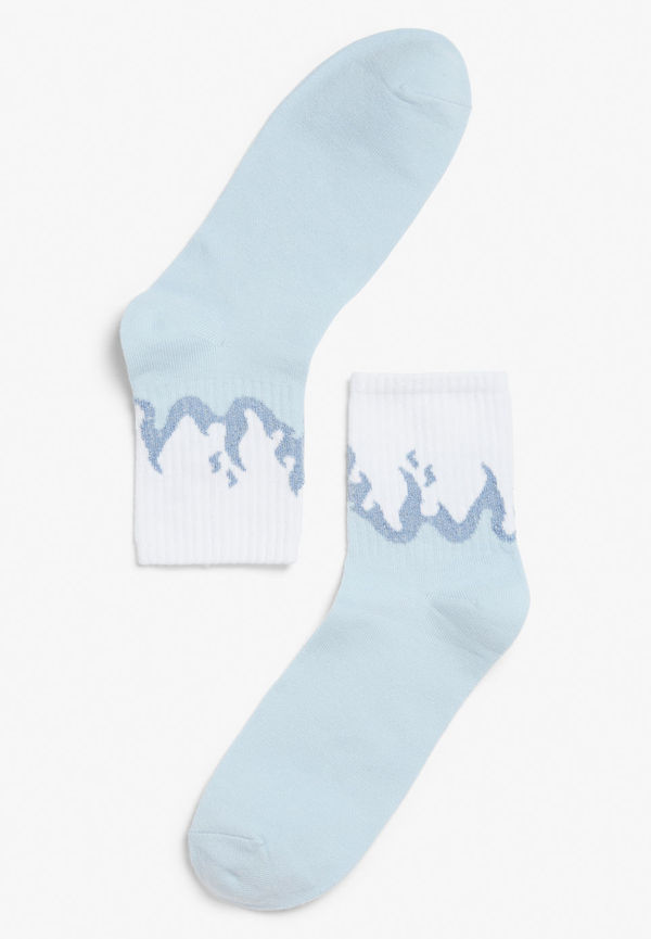 Sporty socks - Blue