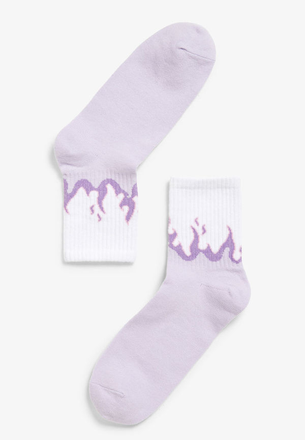 Sporty socks - Purple