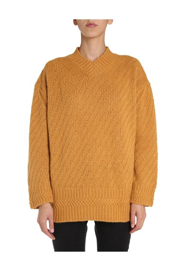 Stella McCartney - Stickade tröjor & koftor - Gul - Dam - Storlek: XS