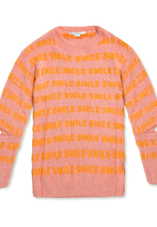 Stella McCartney - Stickade tröjor & koftor - Orange - Dam - Storlek: Xs,2Xs