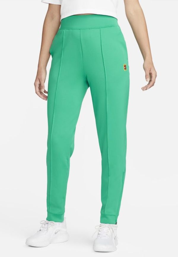 Stickade tennisbyxor NikeCourt Dri-FIT för kvinnor - Grön
