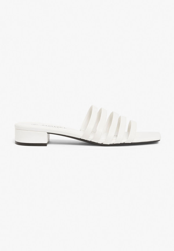 Strappy sandals - White