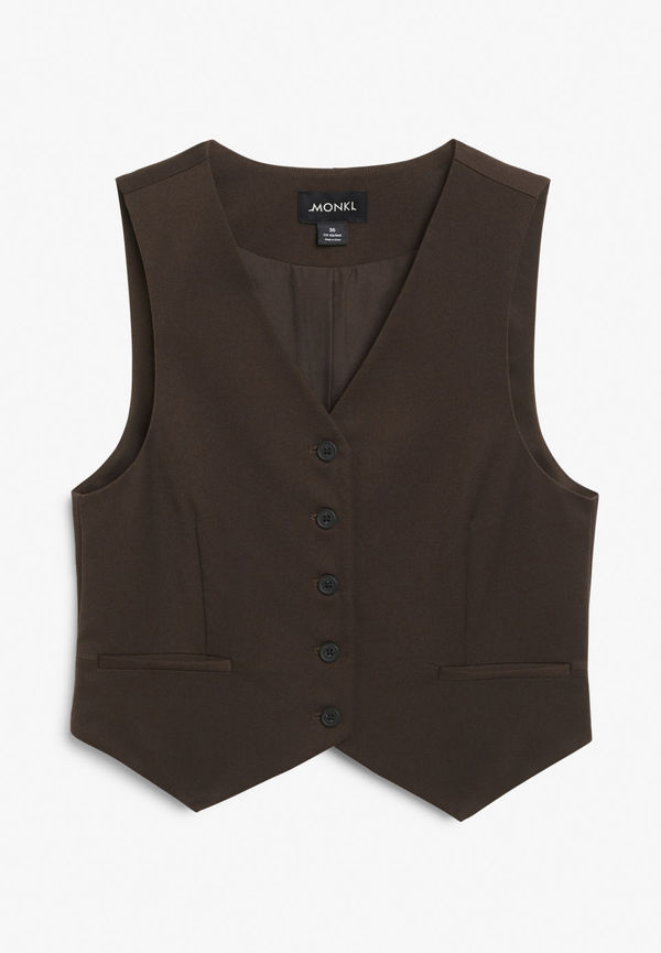 Suiting vest - Brown