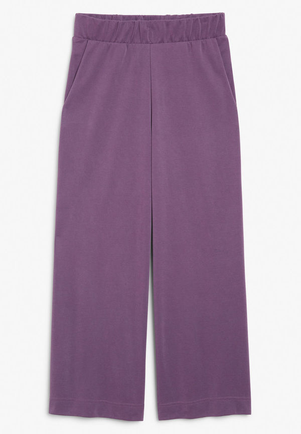 Super-soft trousers - Purple