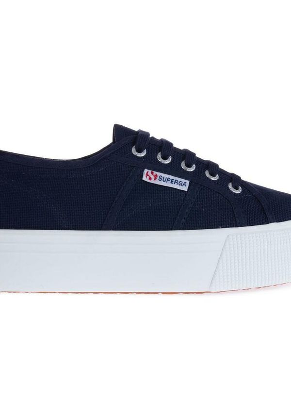 Superga - Sneakers - Blå - Dam - Storlek: 38 Eu,39 Eu,37 Eu,36 Eu,41 Eu,40 EU