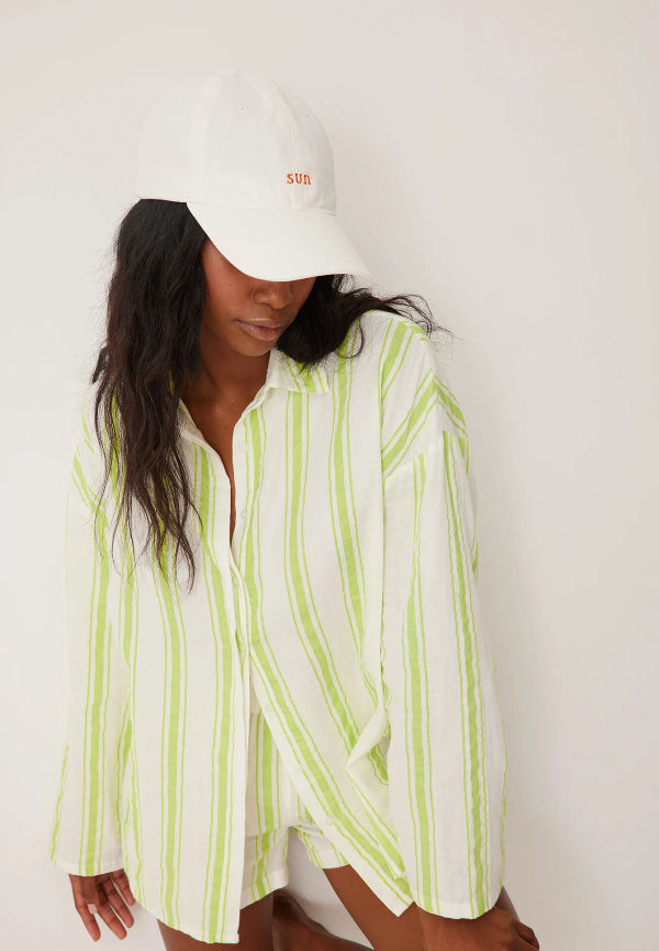 Susanna Wurz x NA-KD Embroided Cap - White