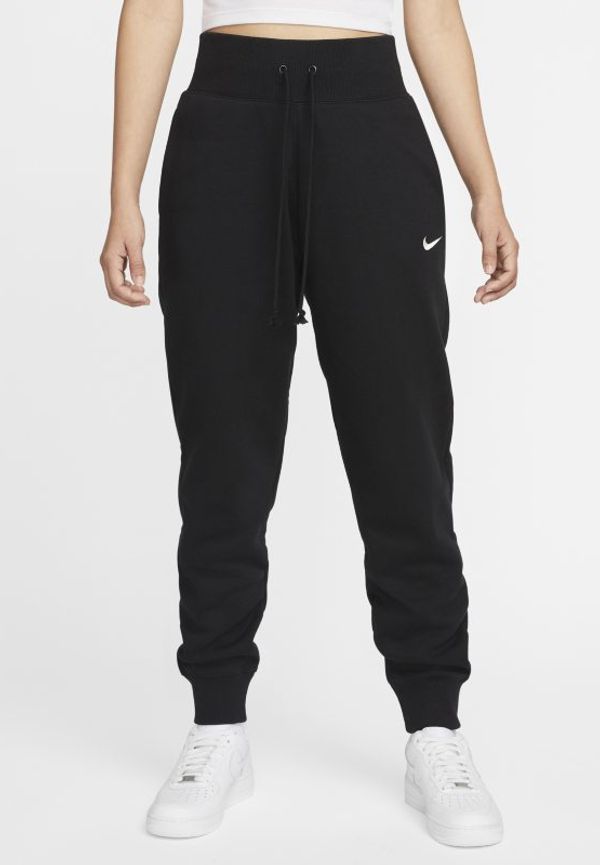Sweats Nike Sportswear Phoenix Fleece med hög midja för kvinnor - Svart