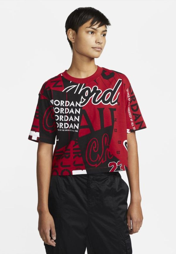 T-shirt Jordan (Her)itage för kvinnor - Röd