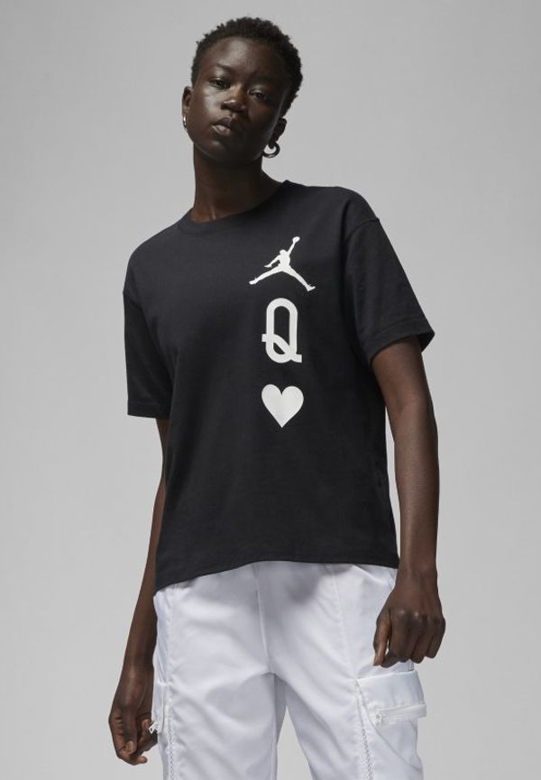 T-shirt Jordan Flight för kvinnor - Svart