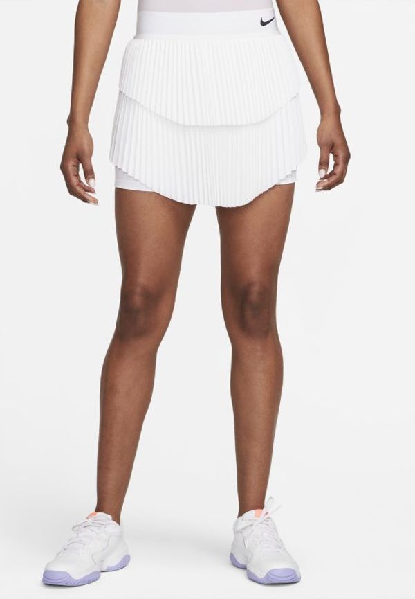 Tenniskjol NikeCourt Dri-FIT Slam för kvinnor - Vit