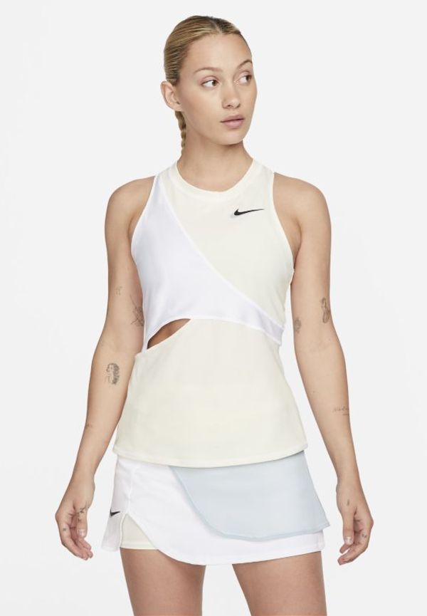 Tennislinne NikeCourt Dri-FIT Slam för kvinnor - Vit