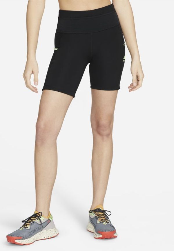 Terränglöpartights i shortsmodell Nike Dri-FIT Epic Luxe för kvinnor - Svart