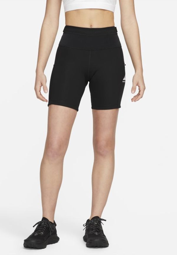 Terränglöpartights i shortsmodell Nike Dri-FIT Epic Luxe för kvinnor - Svart