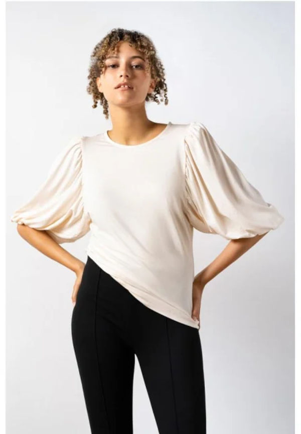 Thea Puff Top - Shell