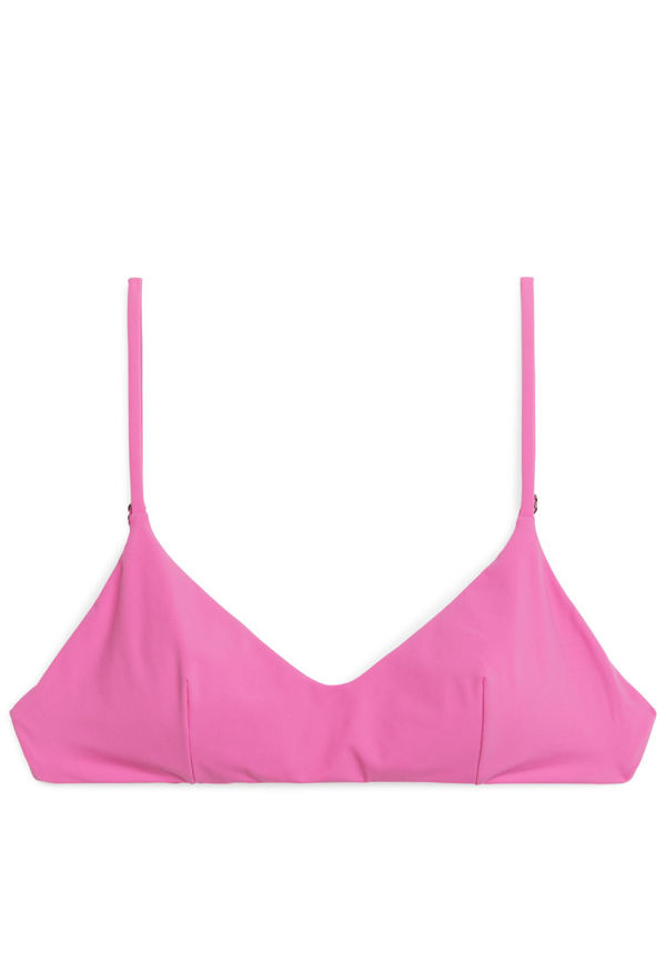 Tie-Back Bikini Top - Pink