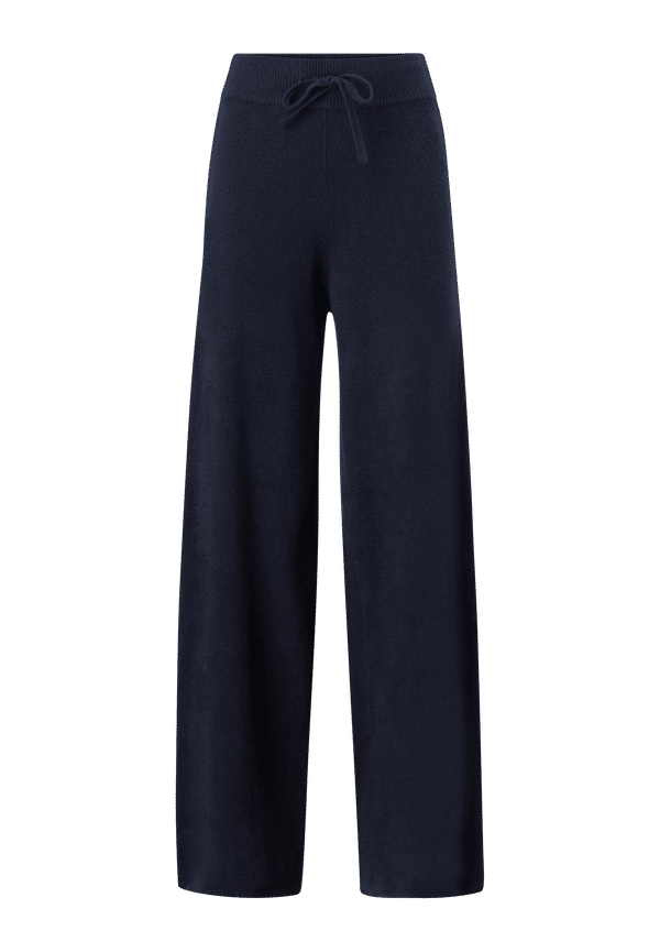 Tommy Hilfiger - Byxor TH Flex Wide Leg Pant - Blå