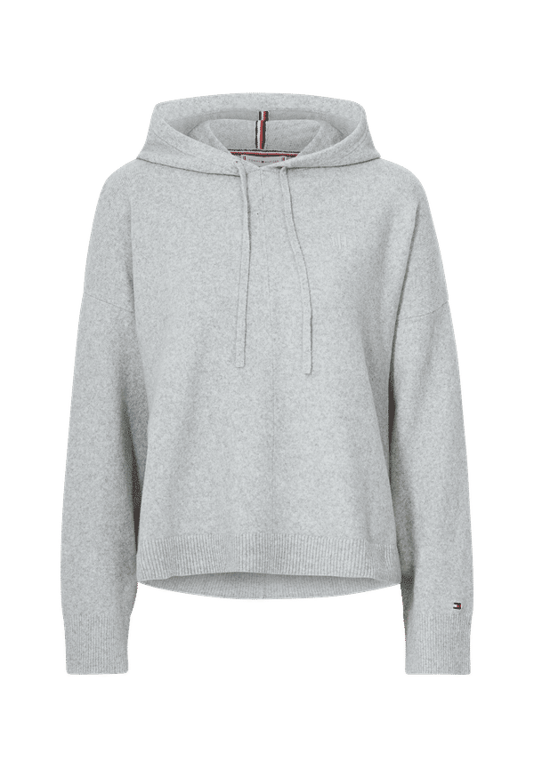 Tommy Hilfiger - Huvtröja TH Flex Hoddie Sweater - Grå