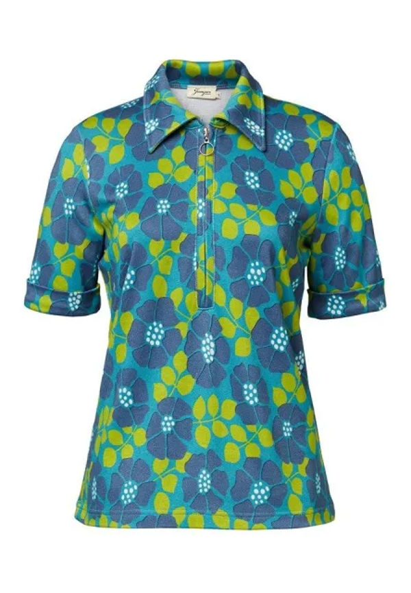 Topp I Retromönster - Bina Blue