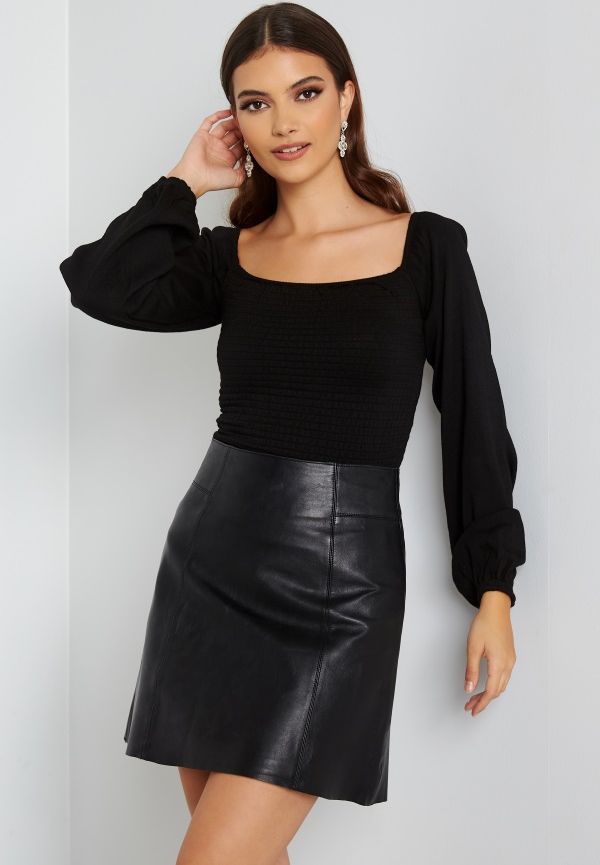 Trendyol Clara Knitted Top Black L