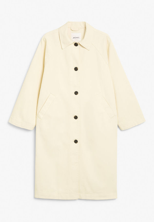Twill coat - Yellow