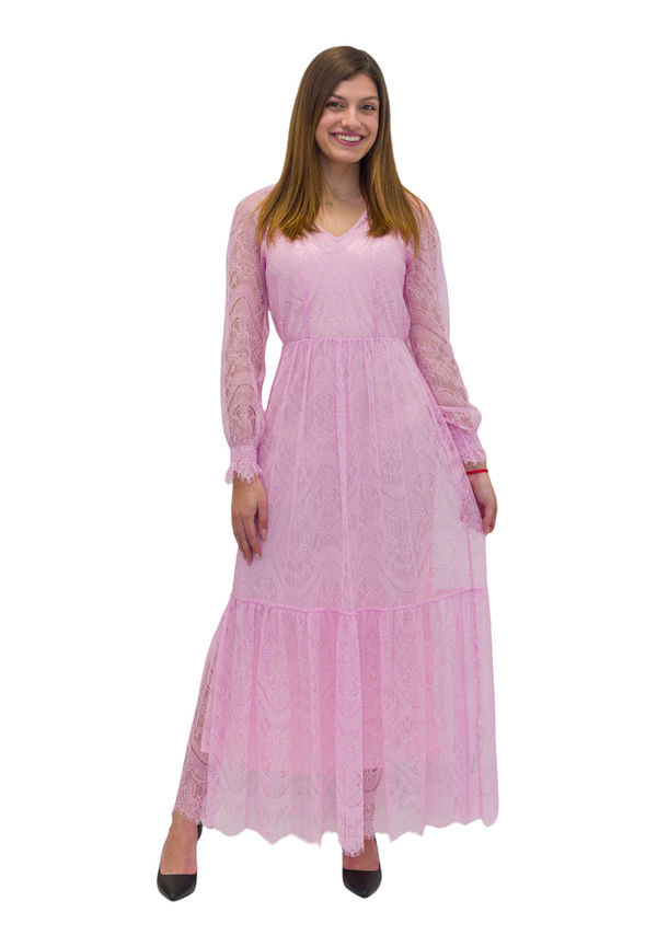 Twinset - Maxiklänningar - Rosa - Dam - Storlek: XS