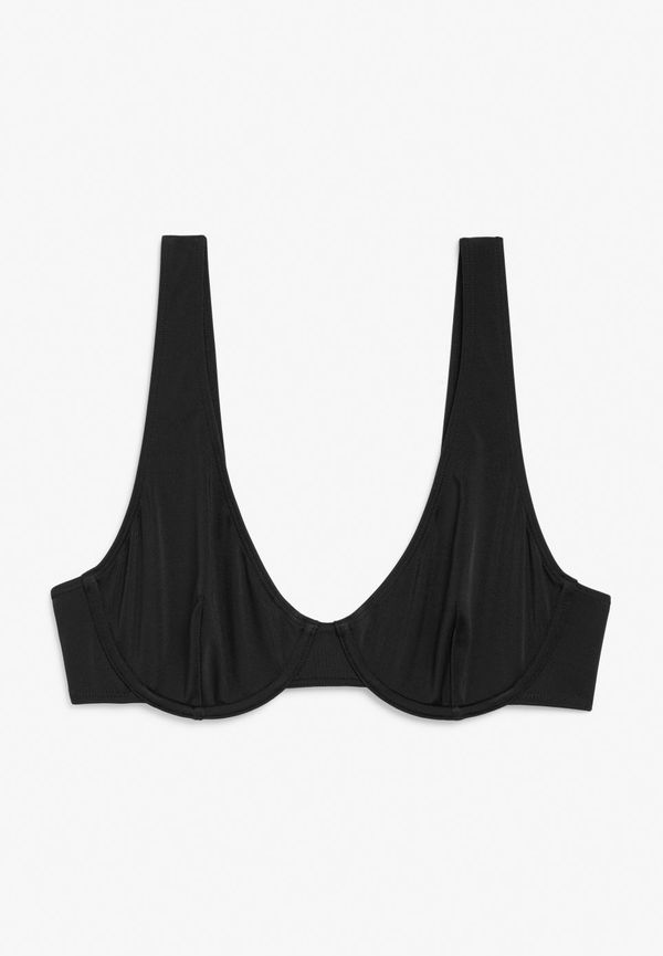 Underwire bikini top - Black
