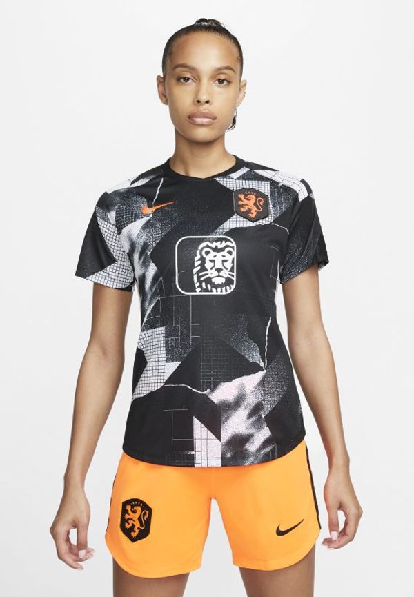 Uppvärmningsfotbollströja Nederländerna Nike för kvinnor - Vit