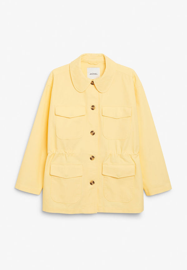 Utility style jacket - Yellow