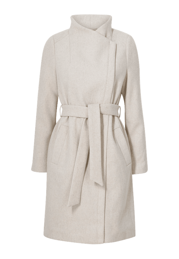 Vero Moda - Kappa vmClassmegan Long Wool Coat Jacket - Beige