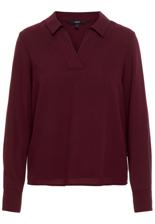 Vero Moda - Skjortor - Röd - Dam - Storlek: XS