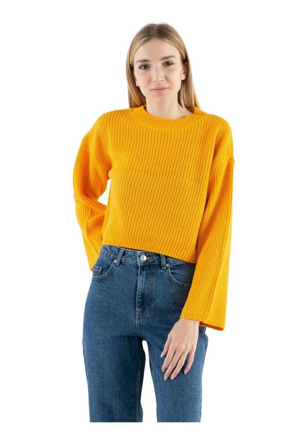 Vero Moda - Stickade tröjor & koftor - Gul - Dam - Storlek: L,S,M