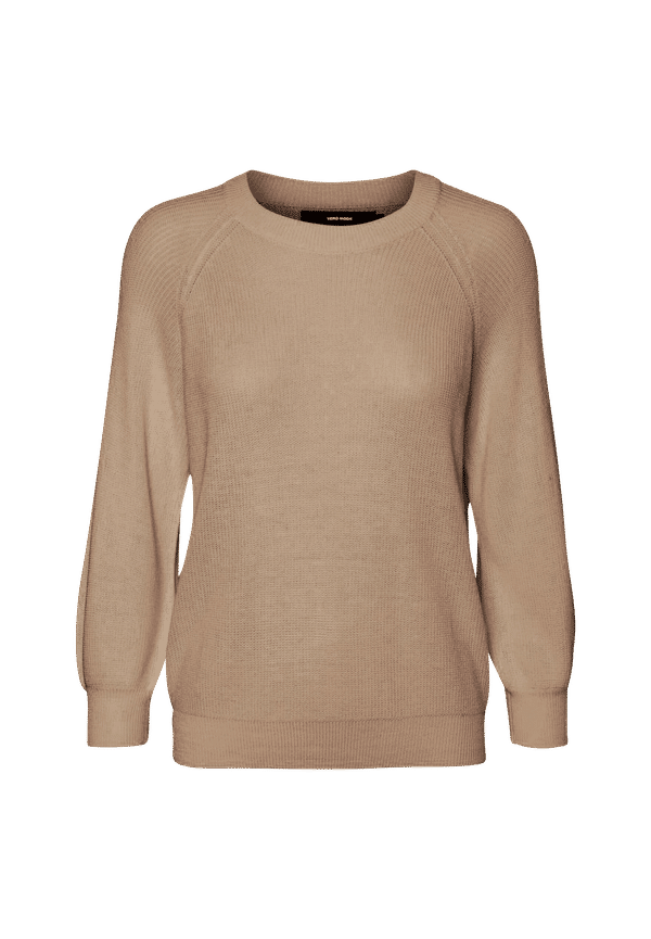 Vero Moda - Tröja vmNewlex Sun 3/4 Blouse - Brun