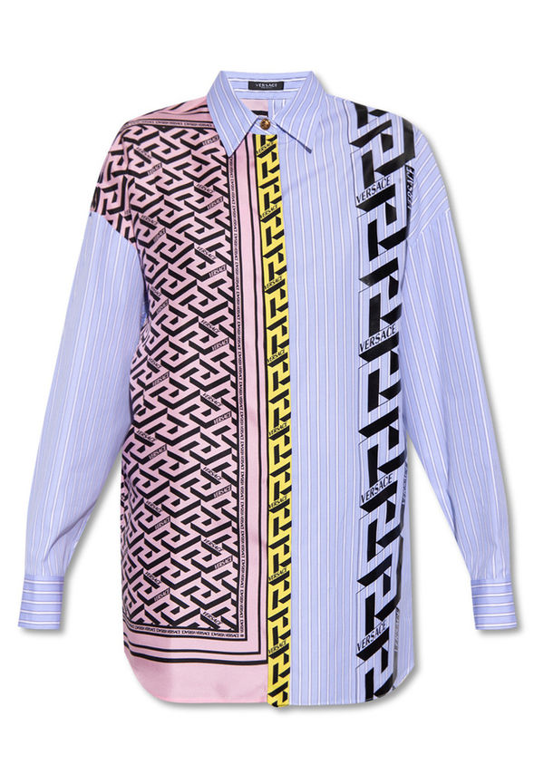 Versace - Skjortor - Blå - Dam - Storlek: XS