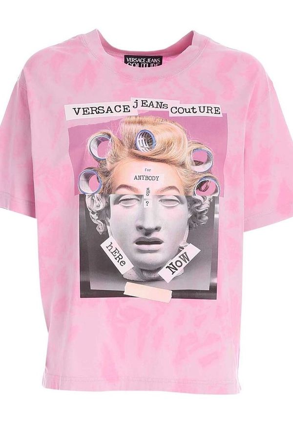 Versace - T-shirts - Rosa - Dam - Storlek: XS