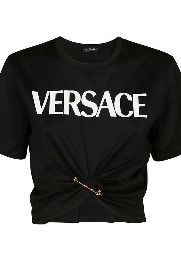 Versace - T-shirts - Svart - Dam - Storlek: XS