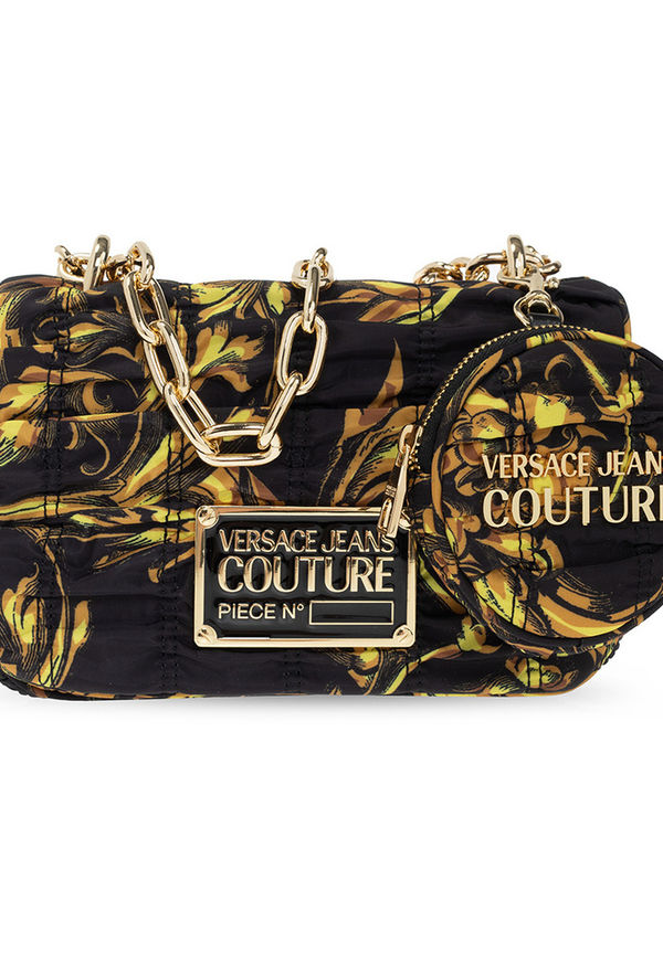 Versace Jeans Couture - Axelremsväskor - Svart - Dam - Storlek: ONE Size