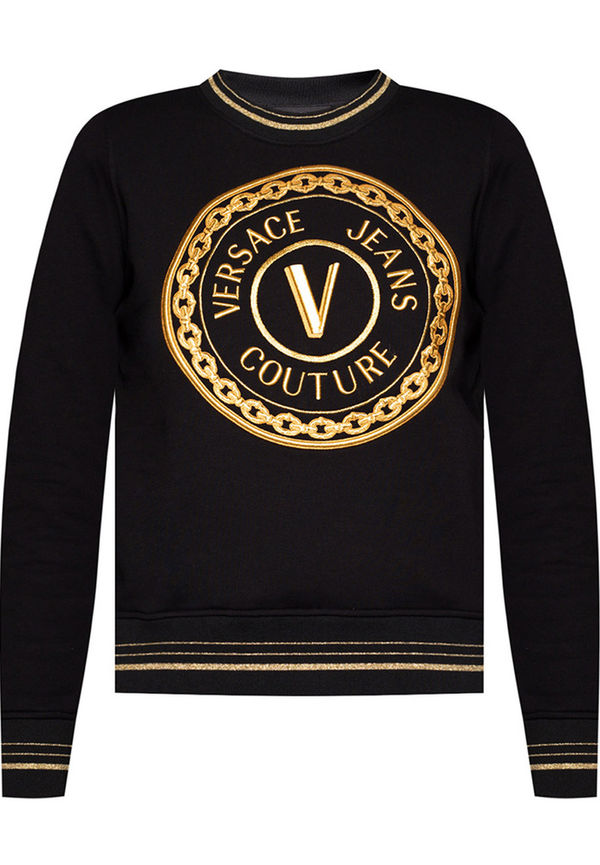 Versace Jeans Couture - Hoodies - Svart - Dam - Storlek: Xs,S