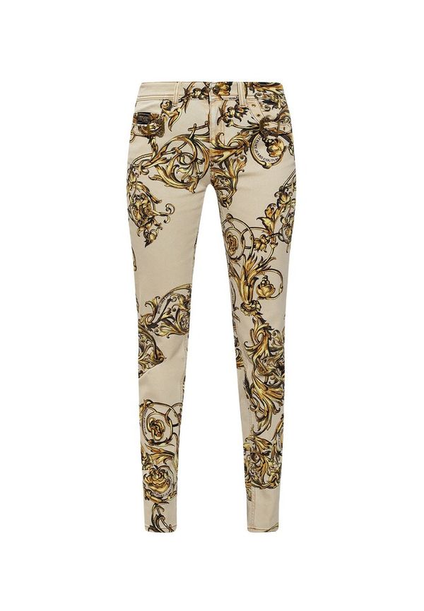 Versace Jeans Couture - Skinny Jeans - Beige - Dam - Storlek: W29,W25,W27,W28