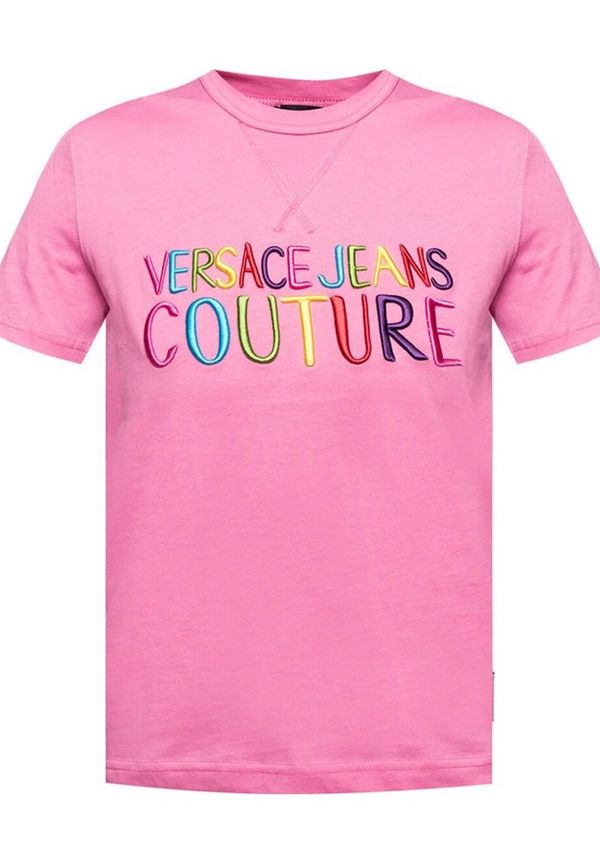Versace Jeans Couture - T-shirts - Rosa - Dam - Storlek: XS