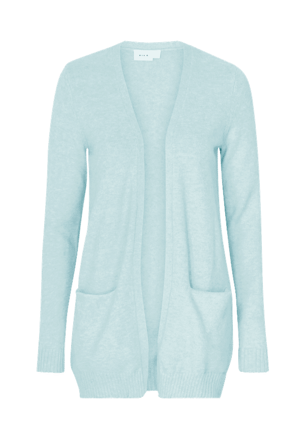 Vila - Cardigan viRil L/S Open Knit - Grå