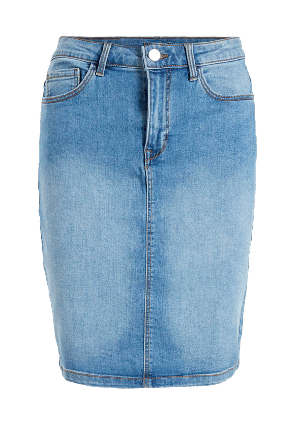Vila - Jeanskjol viMay IT HW Denim Skirt - Blå