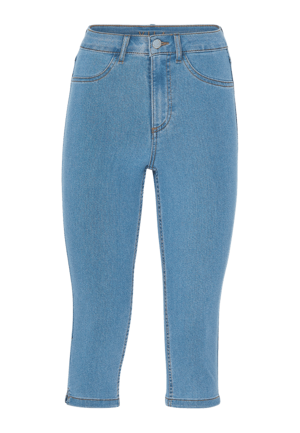 Vila - Jeggings viJeggy Ana RW Capri Jeggings - Blå