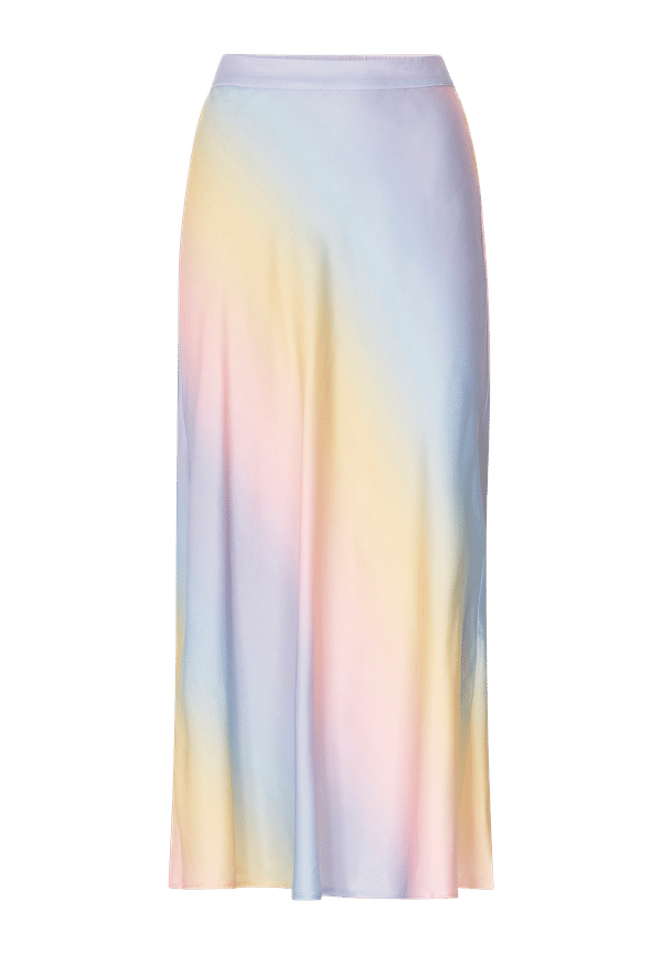 Vila - Kjol viTone Print HW Ankle Skirt - Rosa