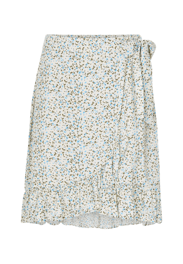 Vila - Omlottkjol viFini HW Wrap Skirt - Beige